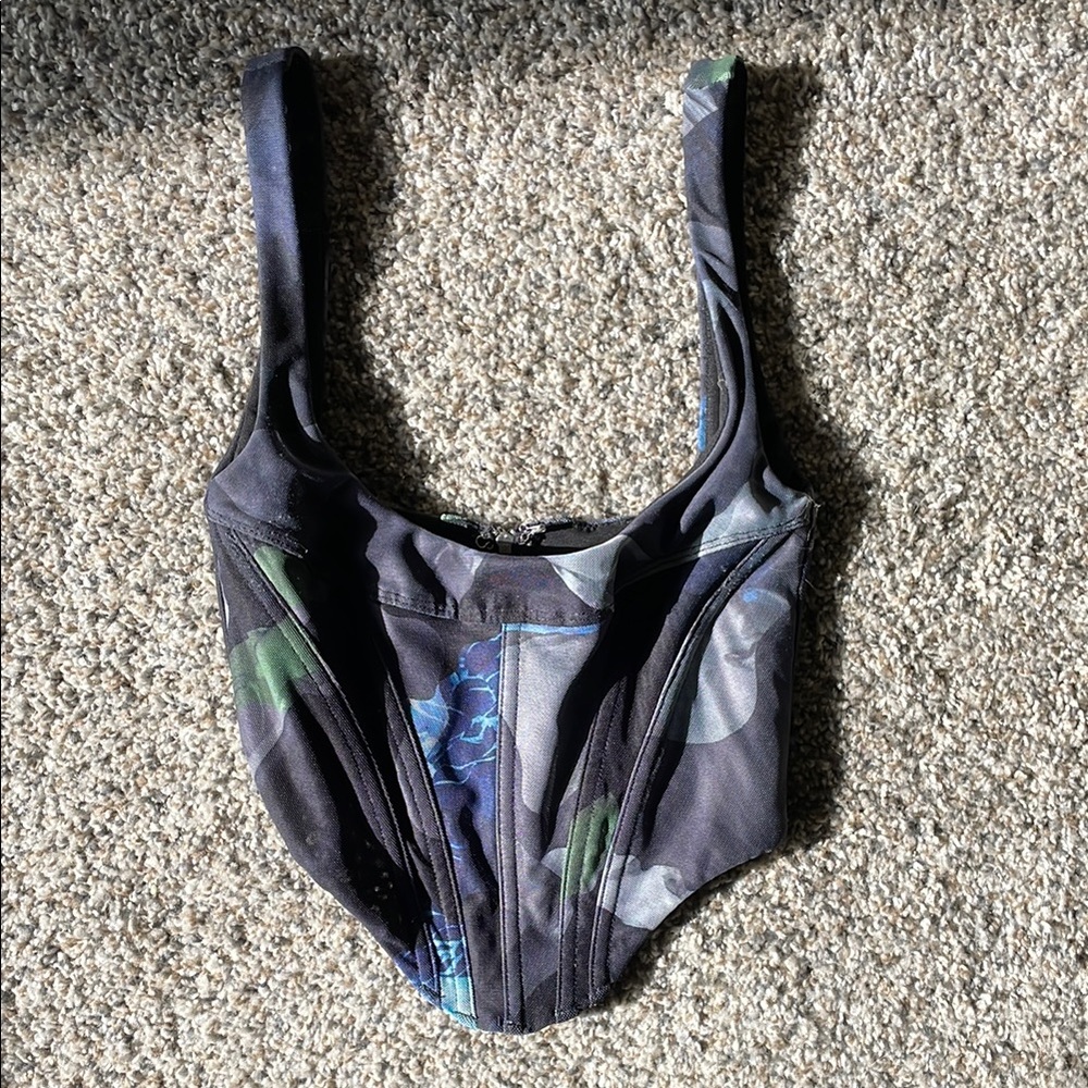 Floral Corset Top